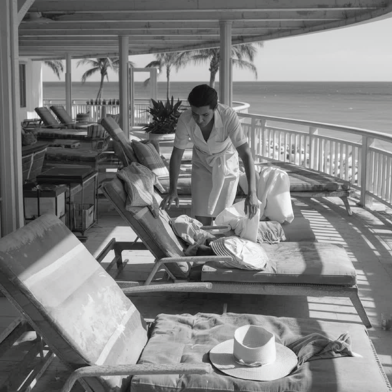 Aménagement de mobilier d'extérieur traditionnel